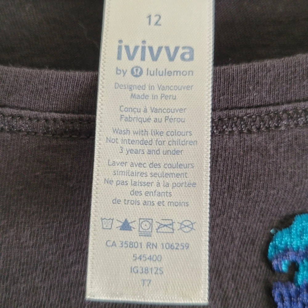 Ivivva Top Size 12